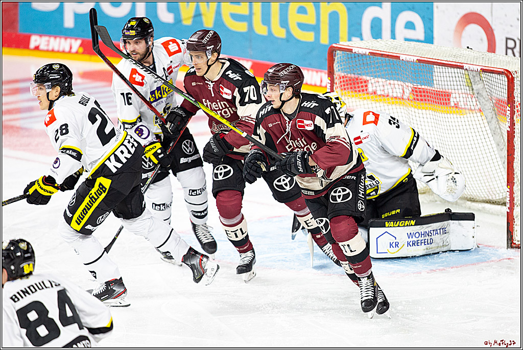 PENNY DEL;  Koelner Haie - Krefeld Pinguine; Koeln, 24.02.2021
